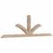 Ekena Millwork Richland Smooth Timber Gable Bracket, Douglas Fir, 96"W x 28"H x 3 1/2"D x 3 1/2"F, 7/12 Pitch GBW096X28X0404RIC00SDF - alternate 4